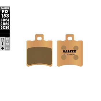 pastillas de freno moto galfer scooter fd153g1380