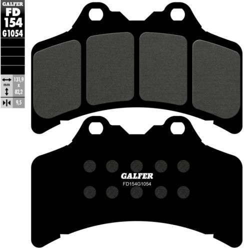 pastillas de freno moto galfer semi metal fd154g10