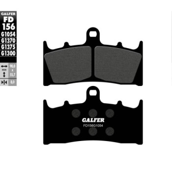pastillas de freno moto galfer semi metal fd156g10