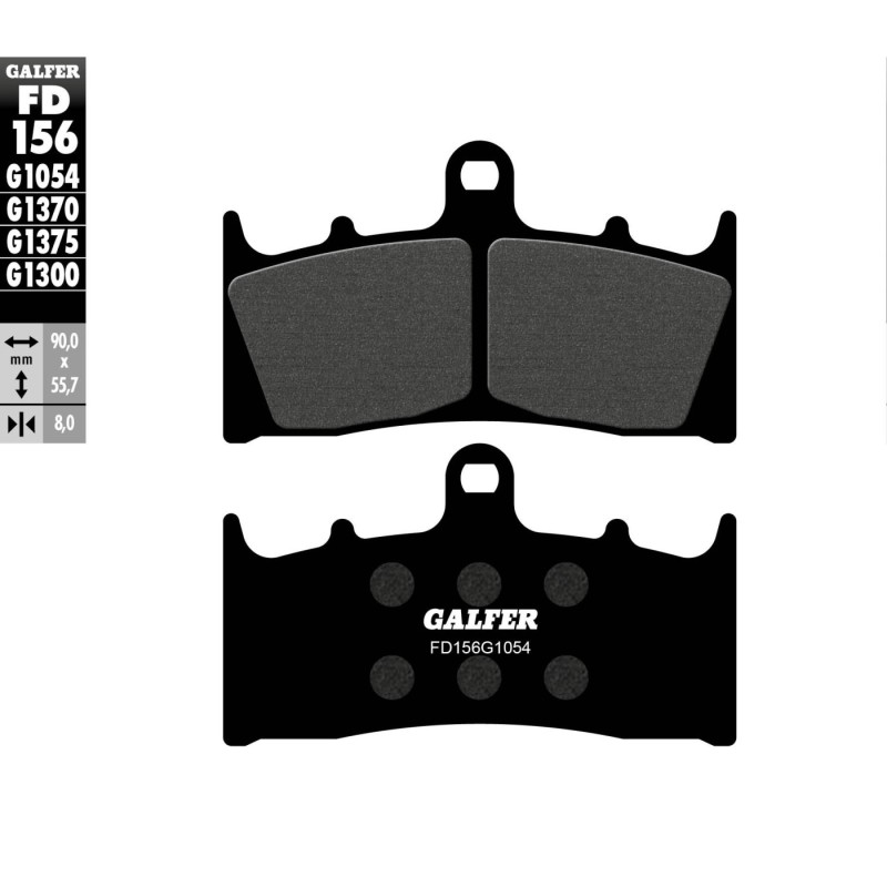 pastillas de freno moto galfer semi metal fd156g10