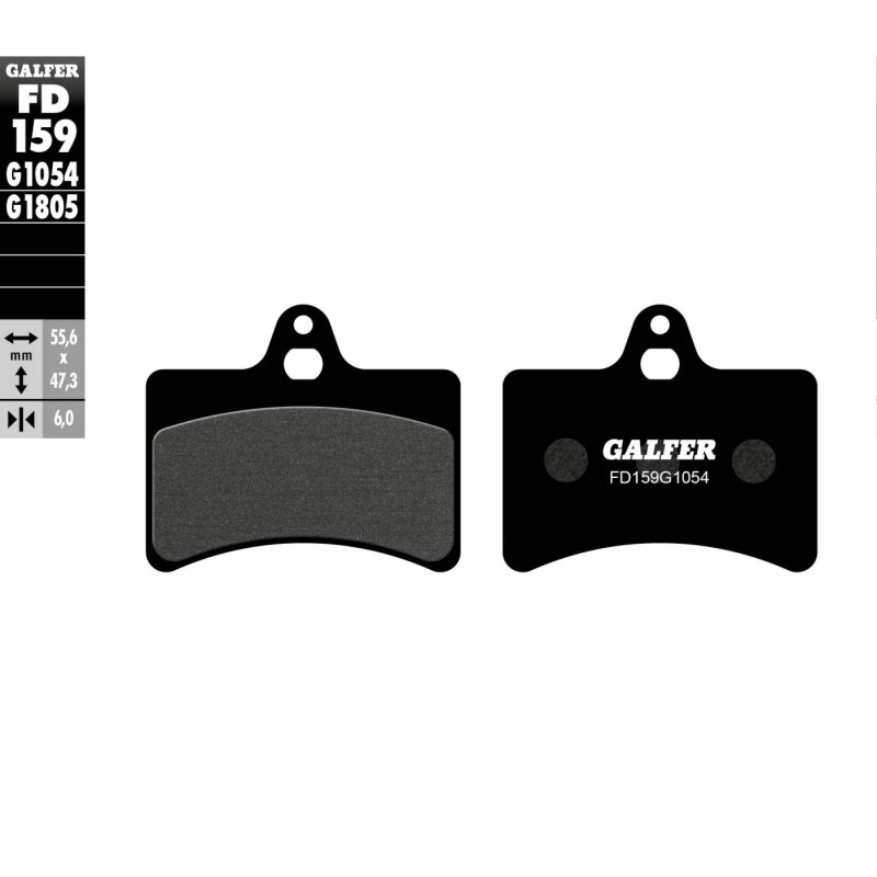 pastillas de freno moto galfer semi metal fd159g10
