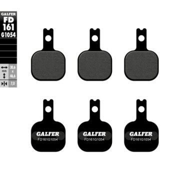 pastillas de freno moto galfer semi metal fd161g10