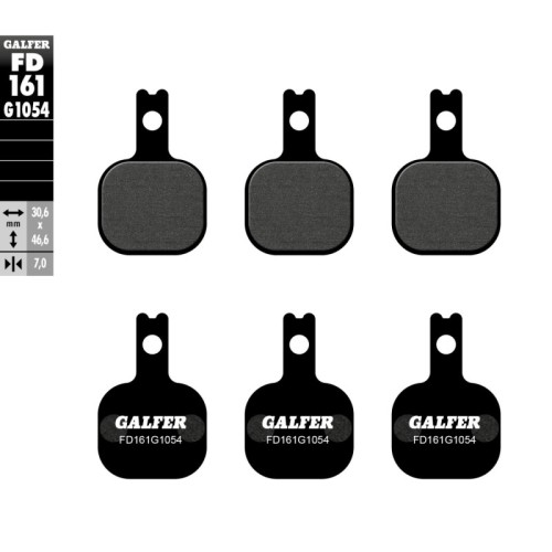 pastillas de freno moto galfer semi metal fd161g10