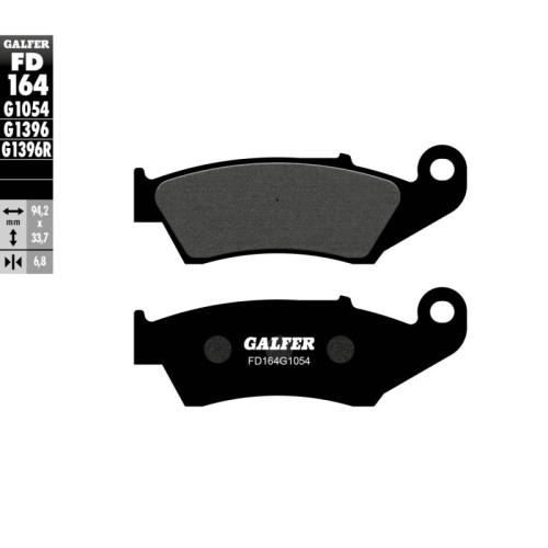 pastillas de freno moto galfer semi metal fd164g10