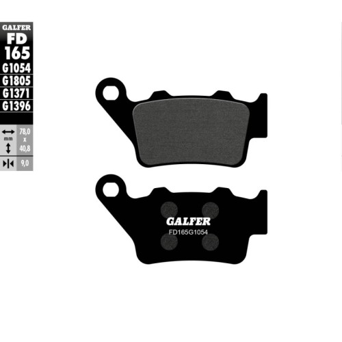 pastillas de freno moto galfer semi metal fd165g10