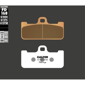 pastillas de freno moto galfer sinter sport r fd16