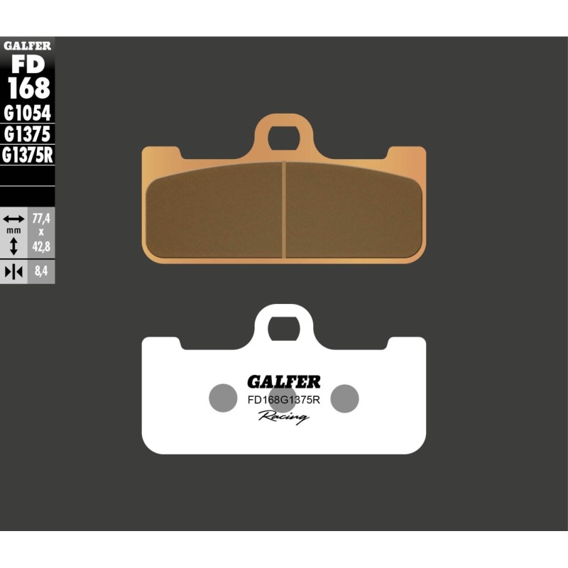 pastillas de freno moto galfer sinter sport r fd16