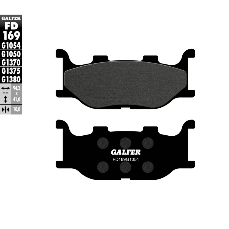 pastillas de freno moto galfer semi metal fd169g10