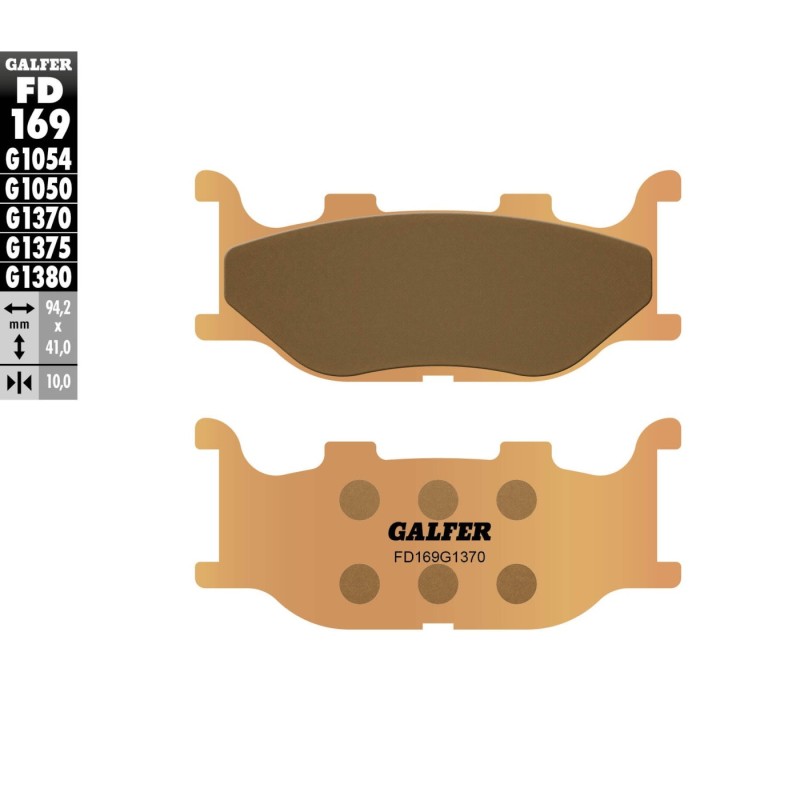 pastillas de freno moto galfer sinter street fd169