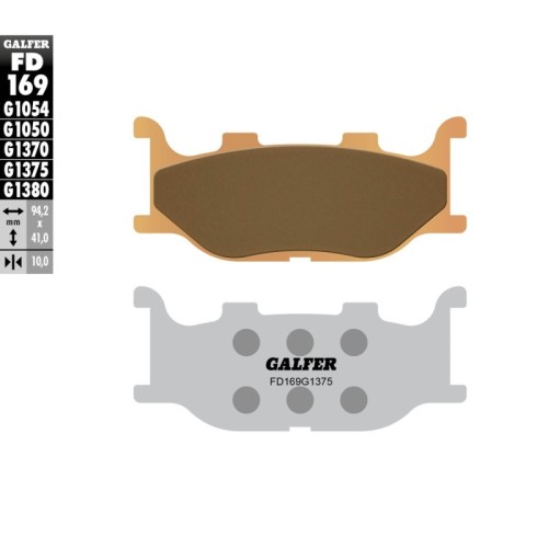 pastillas de freno moto galder sinter sport fd169g