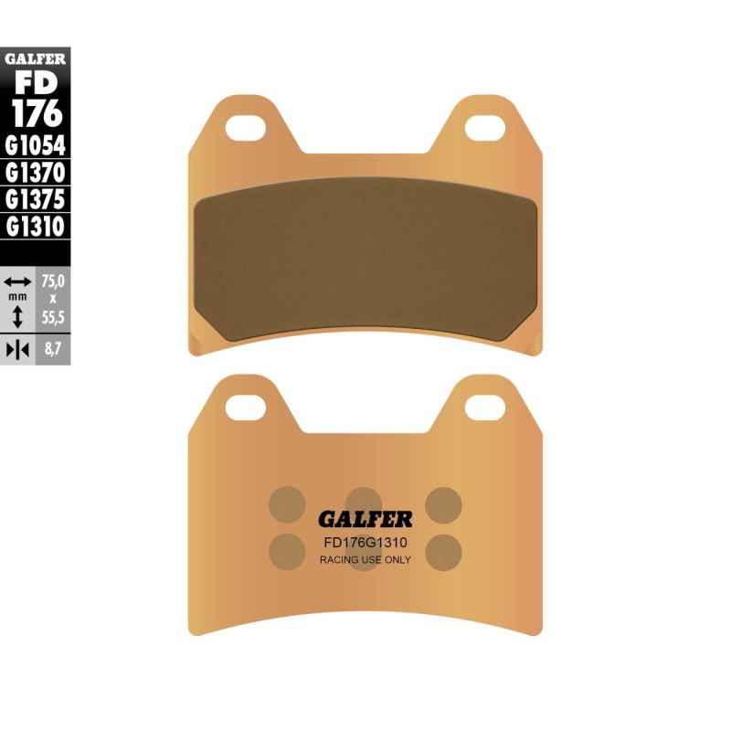 pastillas galfer fd176g1310 sinter racing