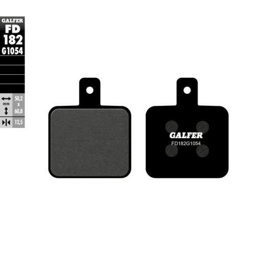 pastillas de freno moto galfer semi metal fd182g10