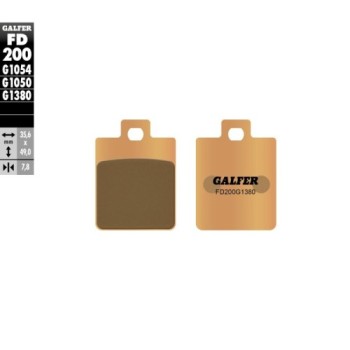 pastillas de freno moto galfer scooter fd200g1380