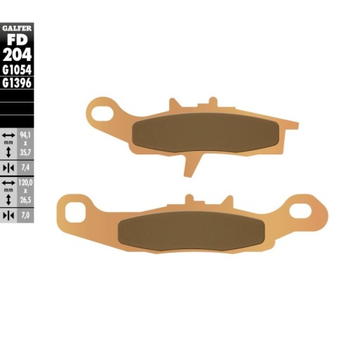 pastillas de freno moto galfer sinter offroad fd20