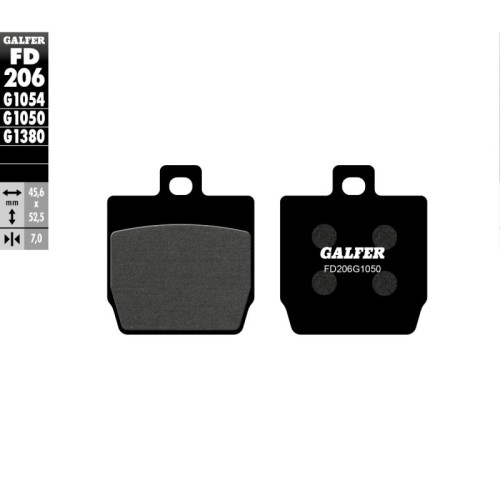 pastillas de freno moto galfer scooter fd206g1050