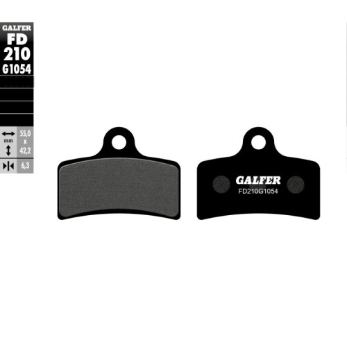 pastillas de freno moto galfer semi metal fd210g10
