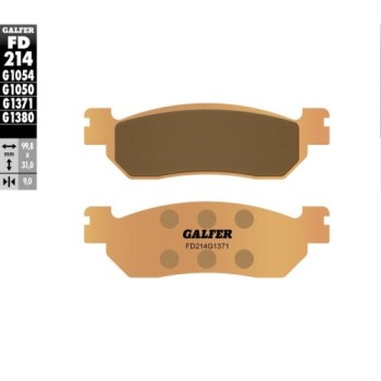 pastillas de freno moto galfer sinter street fd214