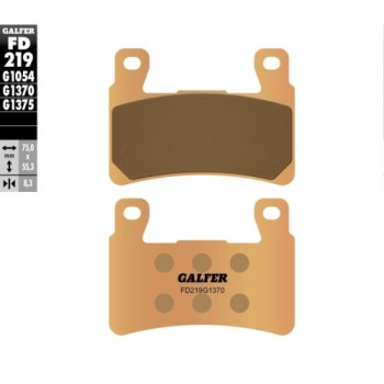 pastillas de freno moto galfer sinter street fd219