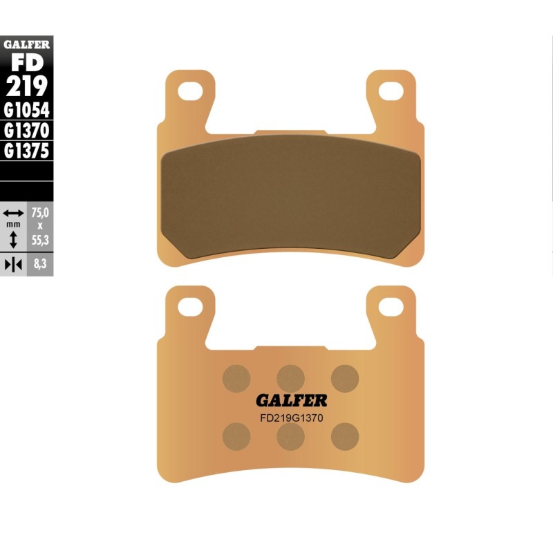pastillas de freno moto galfer sinter street fd219