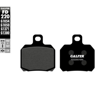 pastillas de freno moto galfer semi metal fd220g10