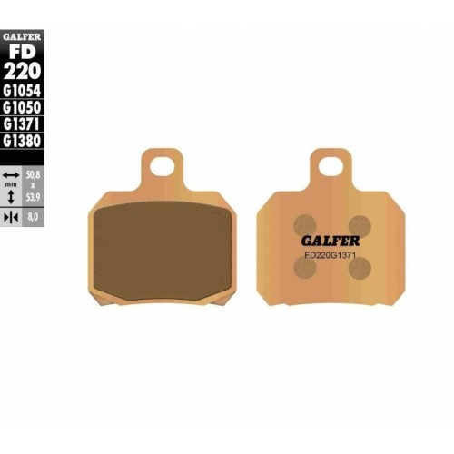 pastillas freno galfer fd176g1370 sinter street