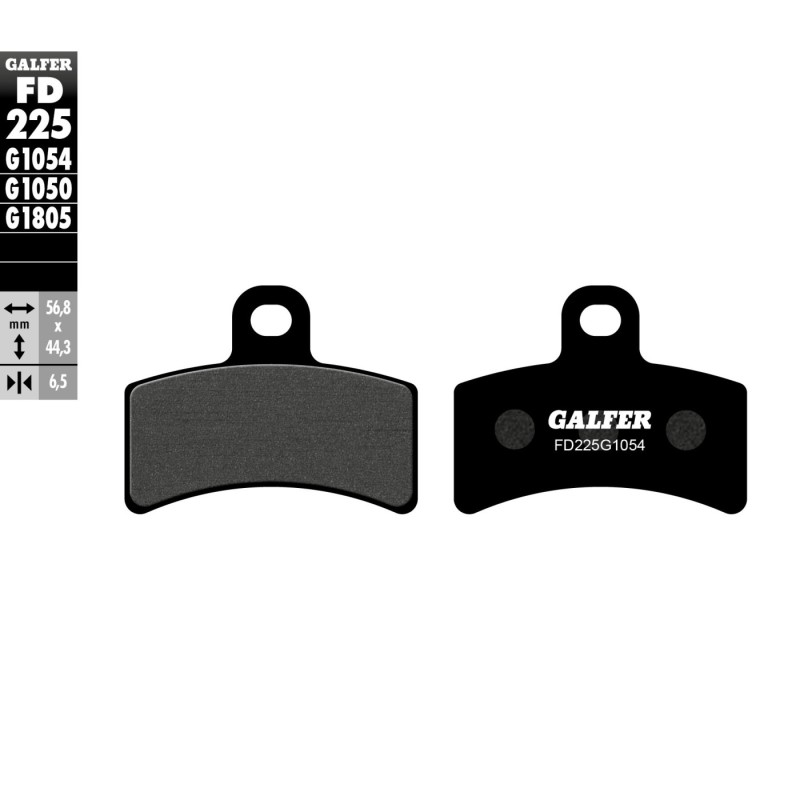 pastillas de freno moto galfer semi metal fd225g10