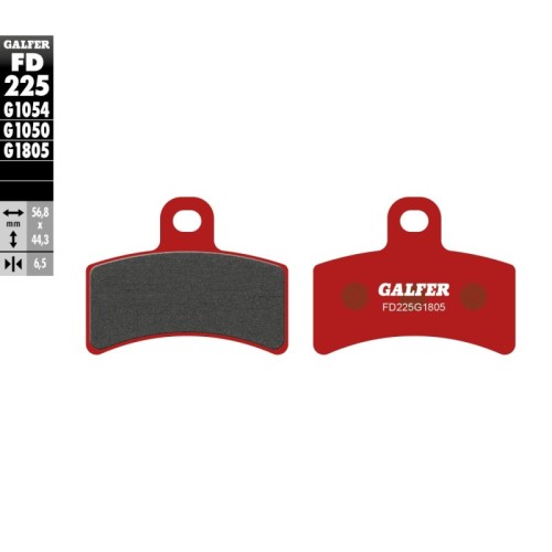 pastillas de freno moto galfer trial top fd225g180