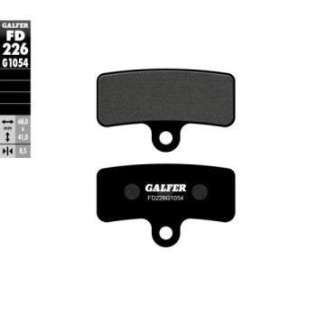 pastillas de freno moto galfer semi metal fd226g10