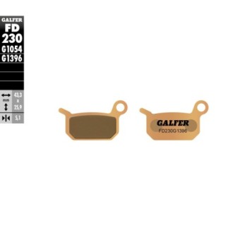 pastillas de freno moto galfer sinter offroad fd23