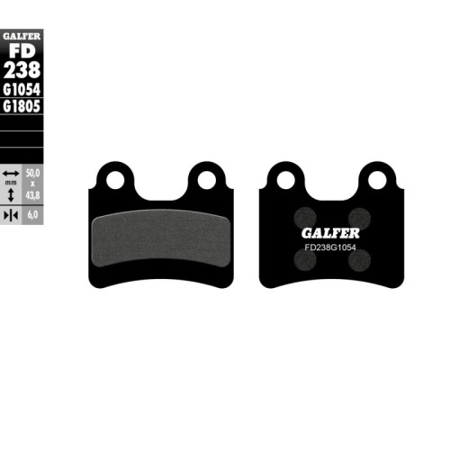 pastillas de freno moto galfer semi metal fd238g10