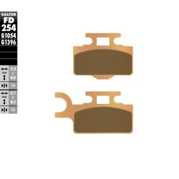 pastillas de freno moto galfer sinter offroad fd25