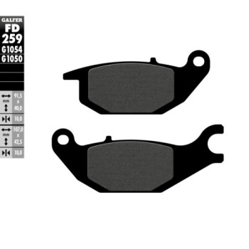 pastillas de freno moto galfer semi metal fd259g10
