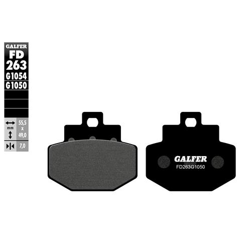 pastillas de freno moto galfer semi metal fd263g10