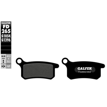 pastillas de freno moto galfer semi metal fd265g10