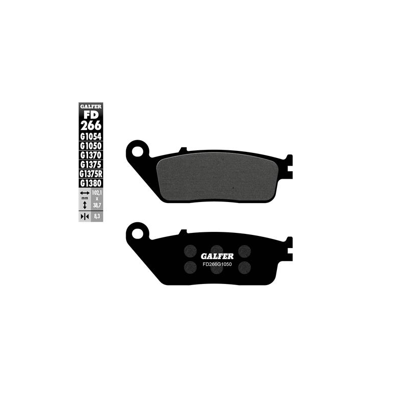 pastillas de freno moto galder sinter sport fd266g