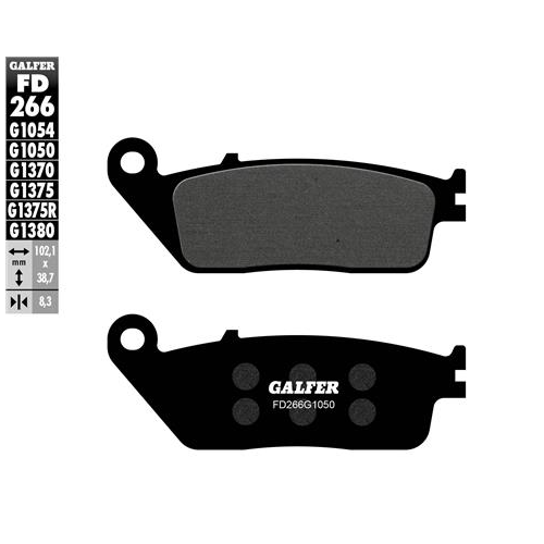 pastillas de freno moto galder sinter sport fd266g