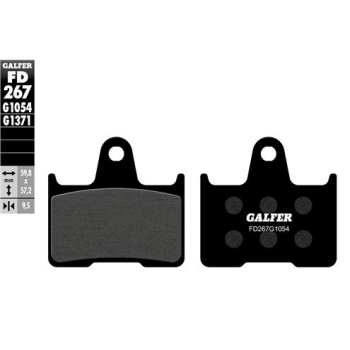 pastillas de freno moto galfer sinter street fd267