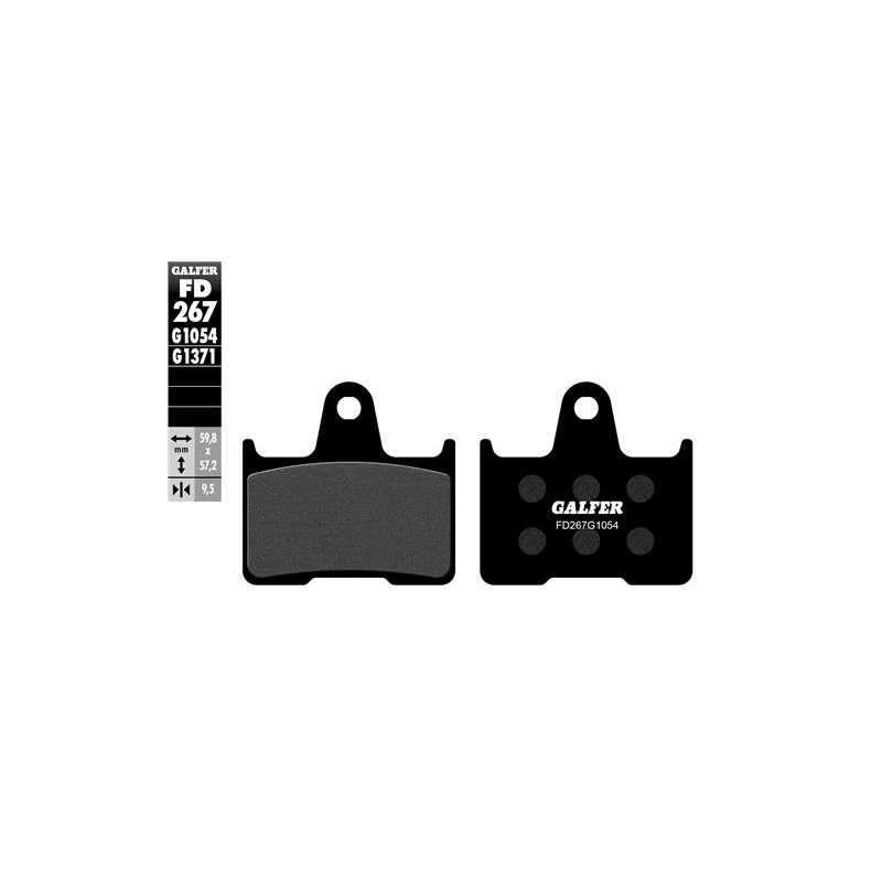pastillas de freno moto galfer sinter street fd267
