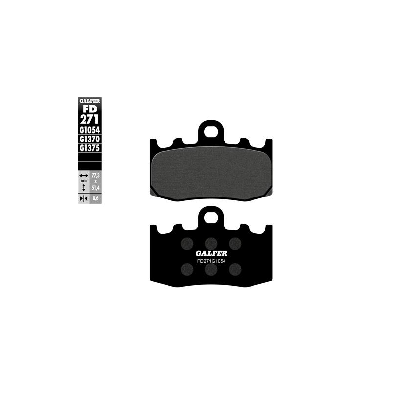 pastillas de freno moto galfer semi metal fd271g10