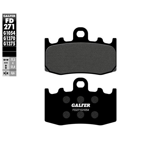 pastillas de freno moto galfer semi metal fd271g10