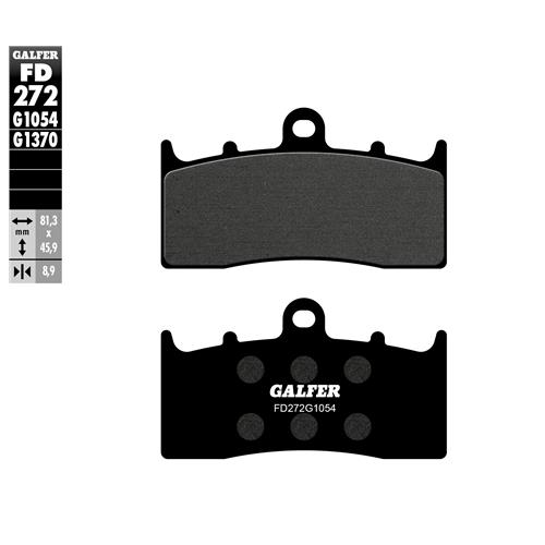 pastillas de freno moto galfer semi metal fd272g10