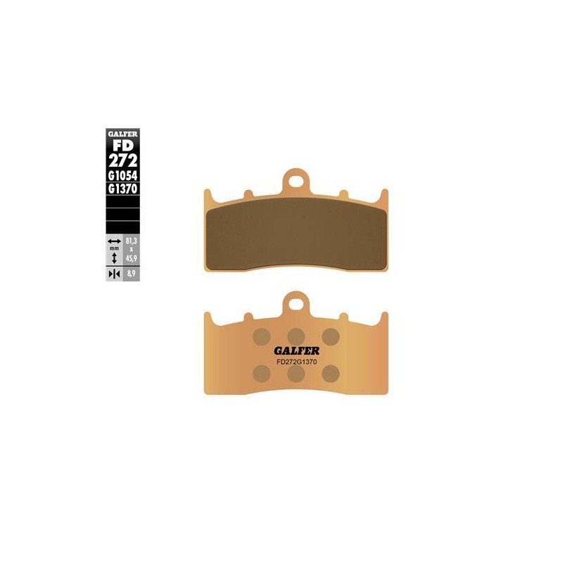 pastillas de freno moto galfer sinter street fd272