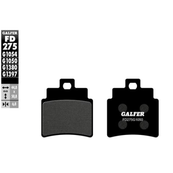 pastillas de freno moto galfer semi metal fd275g10