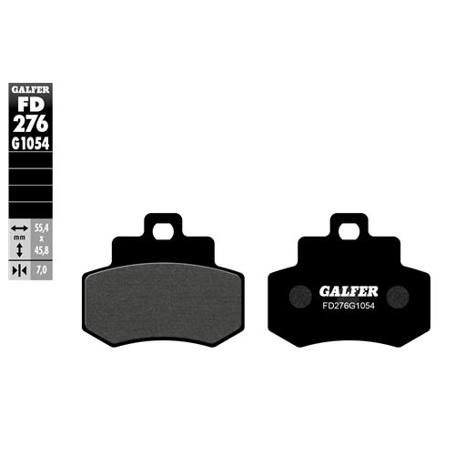 pastillas de freno moto galfer semi metal fd276g10