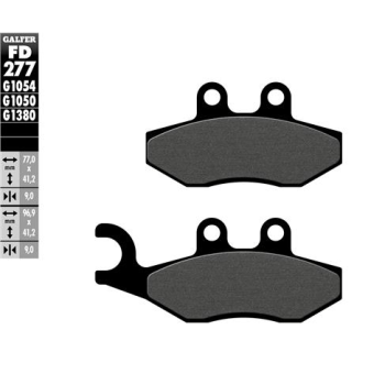 pastillas de freno moto galfer scooter fd277g1380