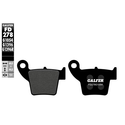 pastillas de freno moto galfer semi metal fd278g10