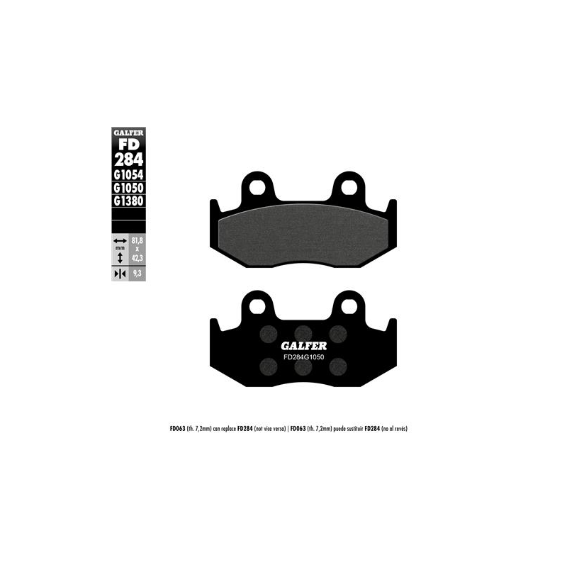 pastillas de freno moto galfer scooter fd284g1380