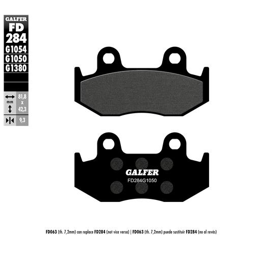 pastillas de freno moto galfer scooter fd284g1380