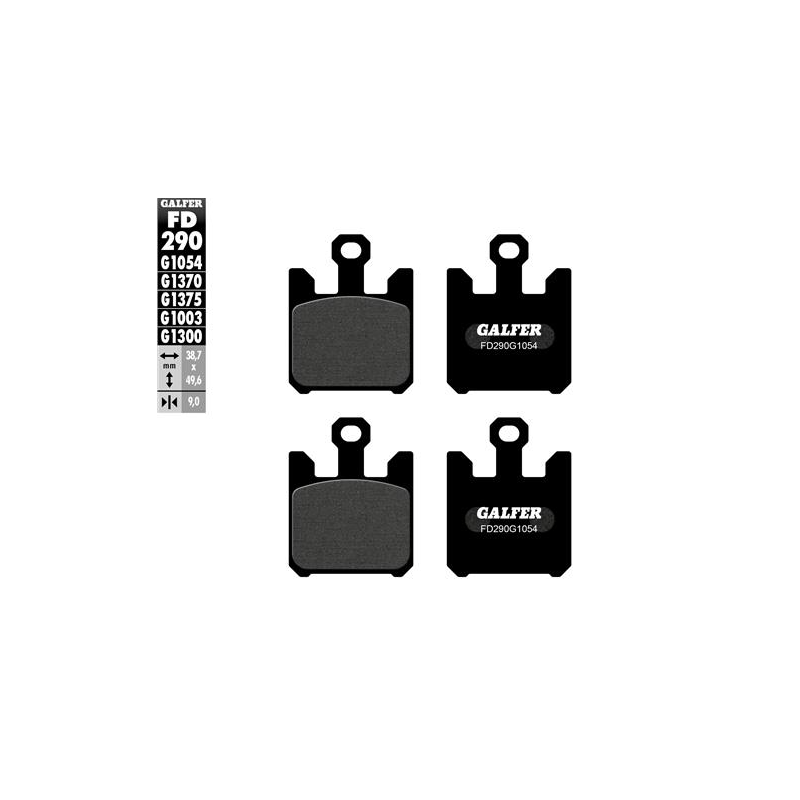 pastillas de freno moto galfer semi metal fd290g10