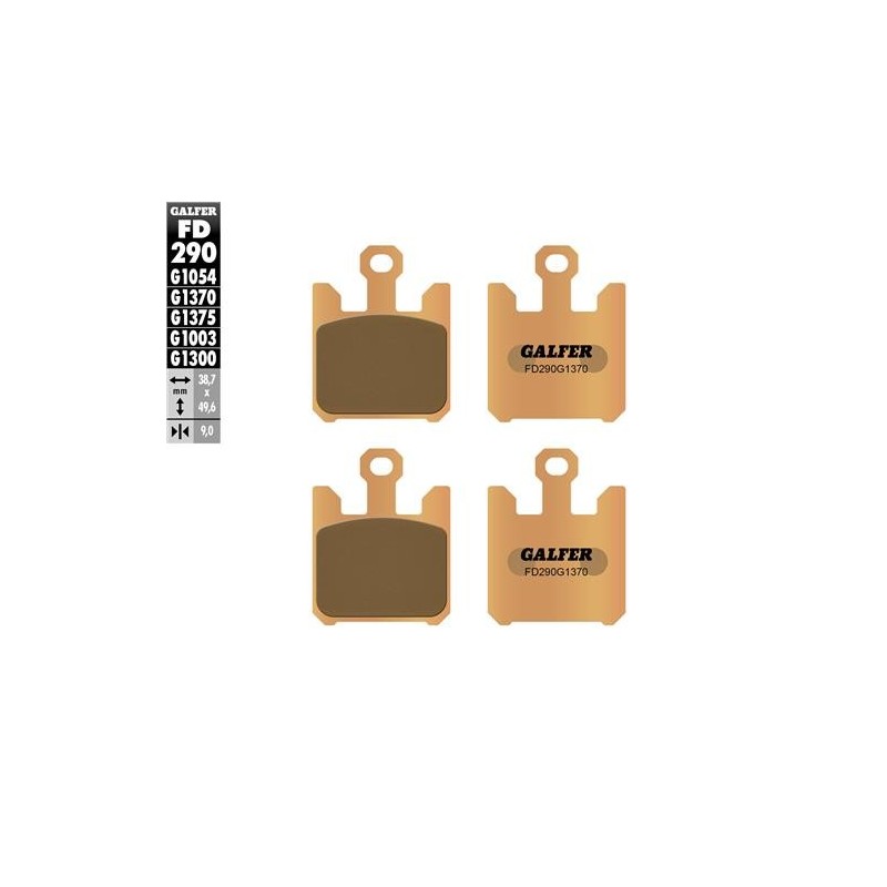 pastillas de freno moto galfer sinter street fd290
